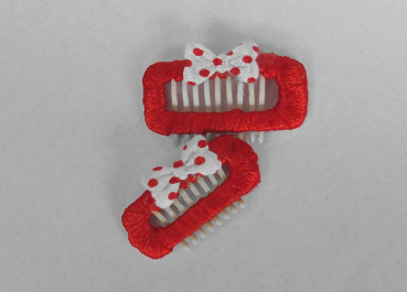 Haar Clip Kämmchen Rot